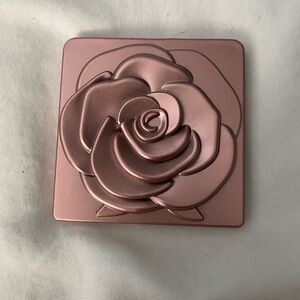 Rose Embossed Pink/Rose Gold Compact Mirror